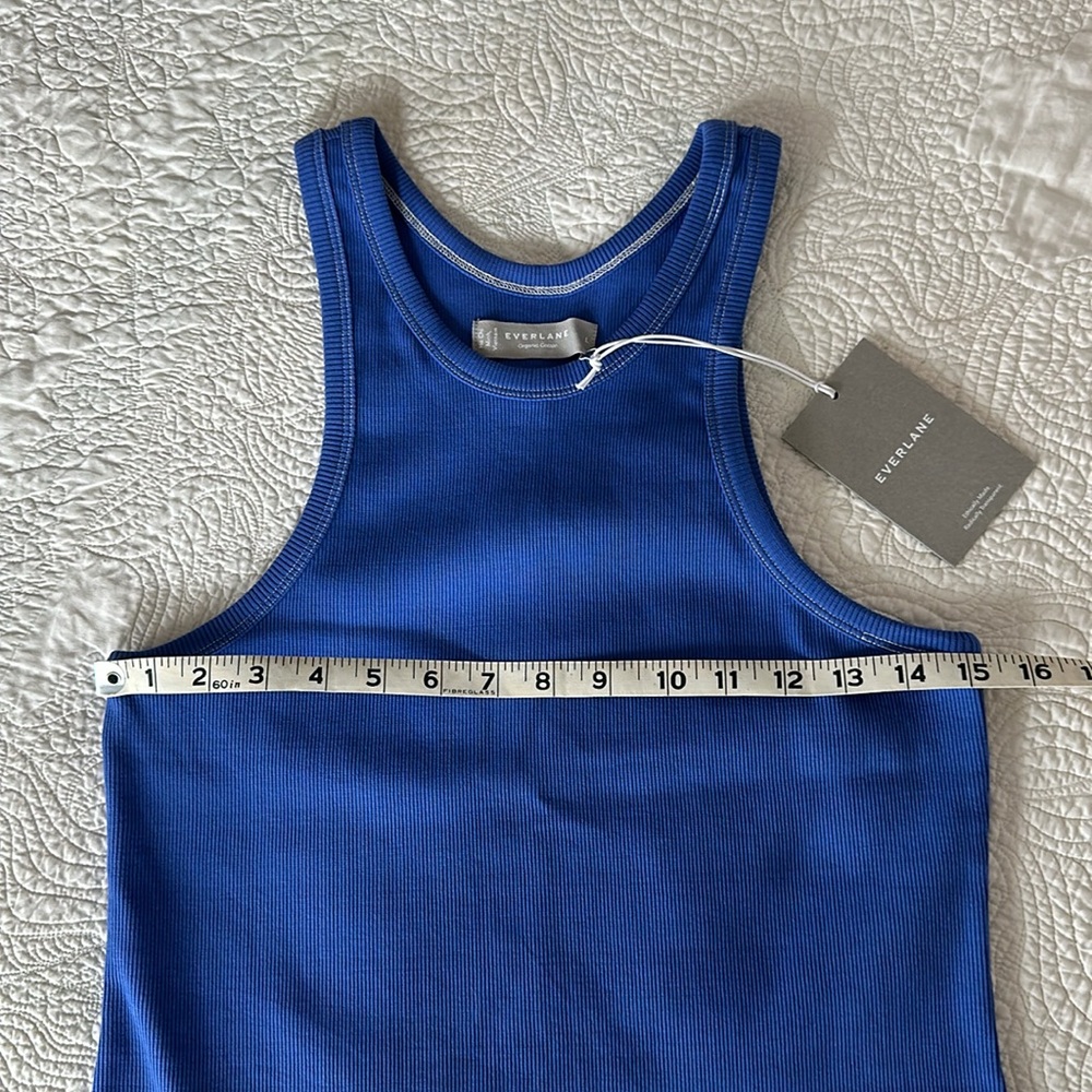NWT Everlane Organic Cotton Racerback Tank - Picture 5 of 6